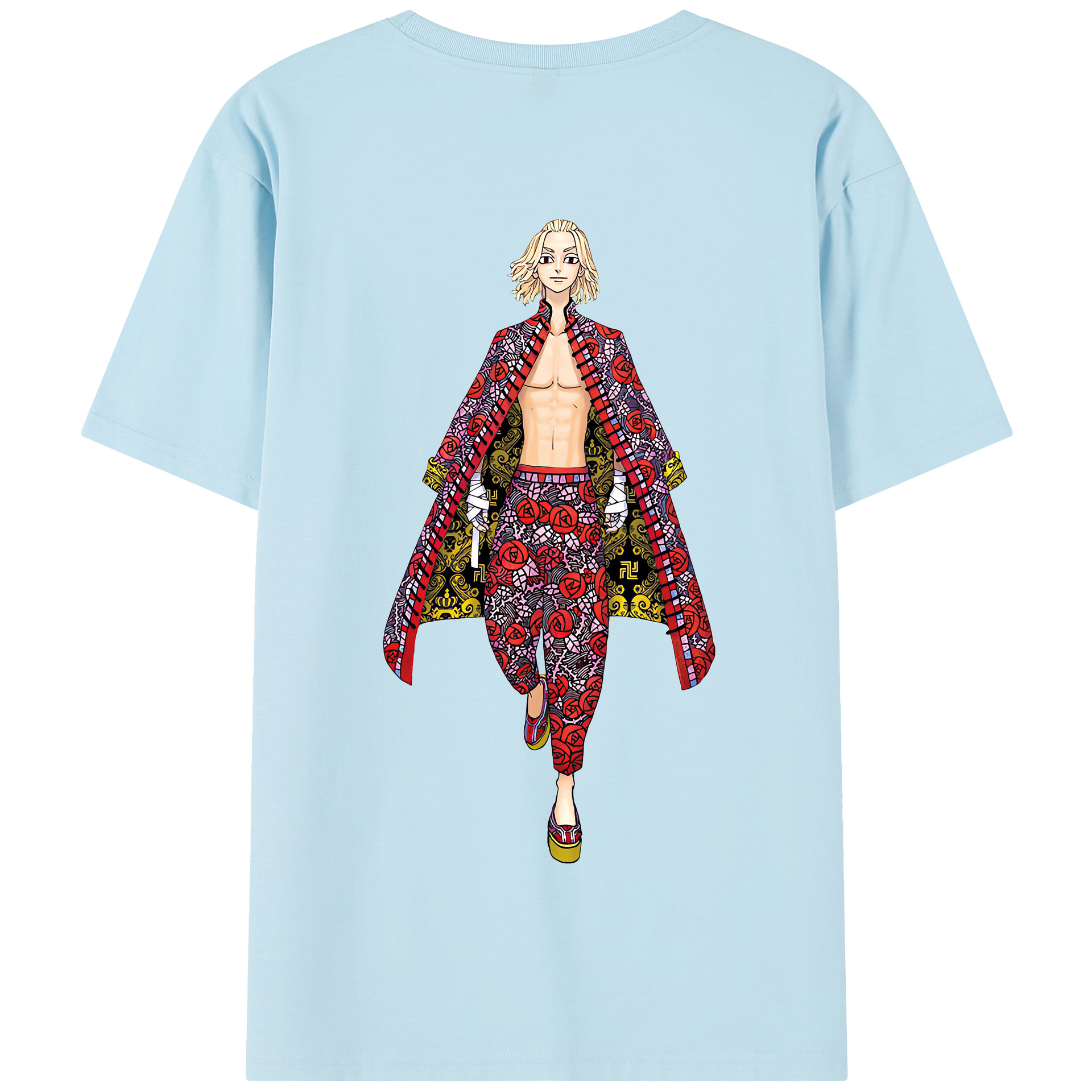 （画像用） 東京リベンジャーズ Tokyo Revengers 綿100％半袖Tシャツ（背面プリント）
